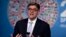 FILE - Treasury Secretary Jacob Lew speaks during a news conference during the International Monetary Fund and World Bank meetings in Washington, April 17, 2015.