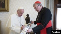 George Pell & Pope Francis
