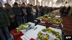 Похороны жертв теракта