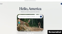 America.gov的网络截图
