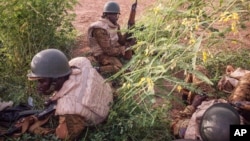 Des soldats de l'armé burkinabè, 29 septembre 2015.