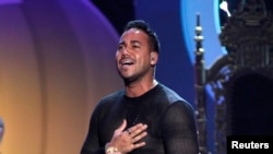 El cantante Romeo Santos en los Premios Billboard Latinos de 2015 en Coral Gables, Florida. 30 de abril de 2015.