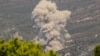 Asap membubung dari lokasi yang menjadi target serangan udara Israel di Mahmudiyah, di selatan Lebanon, Jumat, 27 September 2024. (Foto: Rabih Daher/AFP)