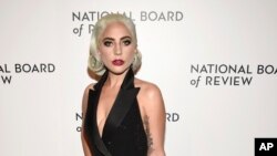 Lady Gaga attends the National Board of Review Awards gala at Cipriani 42nd Street in New York, Jan. 8, 2019.