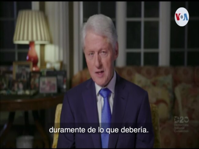El expresidente Bill Clinton critica la gestión de Trump de la pandemia 