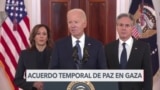 Biden anuncia acuerdo temporal de paz en Gaza