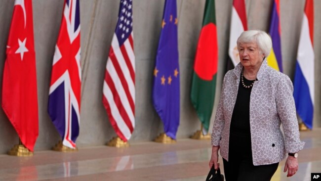 ABD Maliye Bakanı Yellen G20 zrivesine katılan isimler arasında