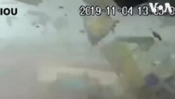 Հունաստան. Տորնադոն ավերում է գործարանը