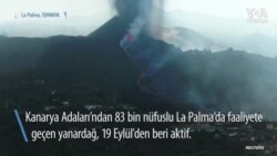 La Palma’da Lavlar Atlas Okyanusu’na Yaklaşıyor