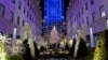 El Árbol de Navidad del Rockefeller Center en Nueva York fue iluminado el miércoles, 28 de noviembre de 2018.