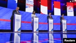 Republican U.S. presidential candidates participate in their fourth debate of the 2024 U.S. presidential campaign hosted by NewsNation at the University of Alabama in Tuscaloosa, Alabama, U.S. December 6, 2023.