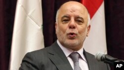 Perdana Menteri Irak Haidar al-Abadi mengumumkan 'Zona Hijau' di Baghdad terbuka untuk semua (foto: dok).