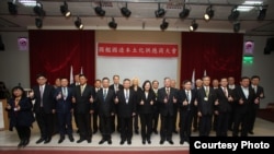 2月25日，台湾总统蔡英文出席由台湾国际造船股份有限公司举办的“国舰国造本土化供应商大会”。（照片由台船提供）