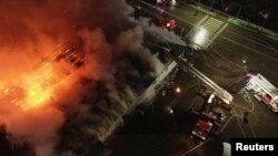 آتش‌سوزی کلوپ شبانه در شهر کوستروما، روسیه - ۵ نوامبر ۲۰۲۲