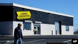 FILE - A Lumber Liquidators store.