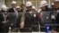 Burma's President Thein Sein (C) inspects Tokyo Electric Power Company's (TEPCO) Kawasaki Thermal Power Plant in Kawasaki, south of Tokyo, April 22, 2012. 