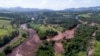 Vista aérea de Brumadinho depois de rebentamento de barragem, a 25 de janeiro, 2019