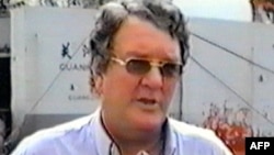 Le marchand de bois néerlandais Guus Kouwenhoven proche de l'ancien président libérien Charles Taylor, à Buchanan, au Liberia, 1999. 