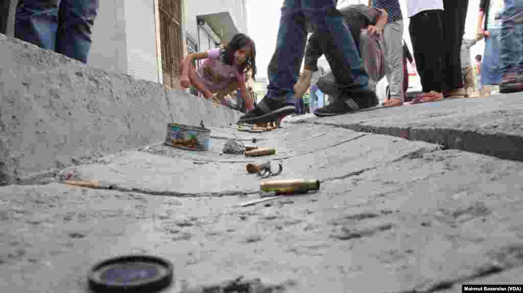 The town of Cizre in southteastern Turkey after weeklong curfew lifted