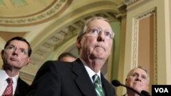 Pemimpin Minoritas Senat dari Partai Republik, Mitch McConnell mendukung kerjasama bipartisan dalam meloloskan RUU 'Vow to Hire Heroes'.