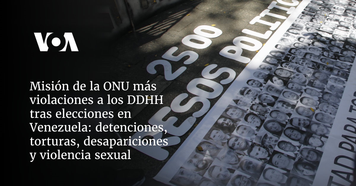 Misión de la ONU registra más violaciones a los DDHH tras elecciones en ...
