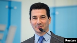 Dr. Scott Gottlieb is seen in this American Enterprise Institute photo released in Washington, March 10, 2017. 
