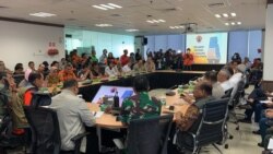 Rapat BNPB di Jakarta membahas penanganan bencana banjir di Jabodetabek (courtesy: BNPB).