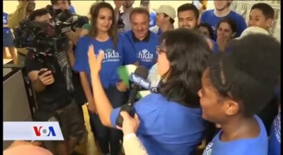 Slavlje u izbornom štabu Rashide Tlaib