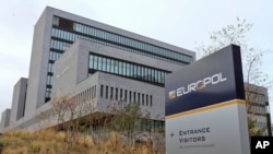 FILE - The headquarters of Europol is seen in the Netherlands, Dec. 2, 2016. 