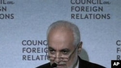 Imam Feisal Abdul Rauf speaking at the Council on Foreign Relations in New York