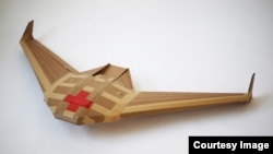 American research company Otherlab has developed a drone made out of cardboard that is designed to cut the cost and improve the efficiency of drone deliveries to remote areas of the world. (Otherlab)