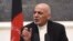 Afghan President Ashraf Ghani speaks during a joint press conference in Kabul, July 12, 2016. 