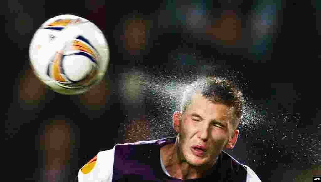 September 29: Vienna's Alexander Gorgon during the Europa League Group G soccer match against Malmo. (REUTERS/Andreas Hillergren)