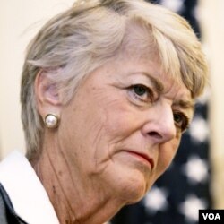 Madam Geraldine Ferraro, ansyèn kandidat pou pòs vis-prezidan Lèzetazini an 1984