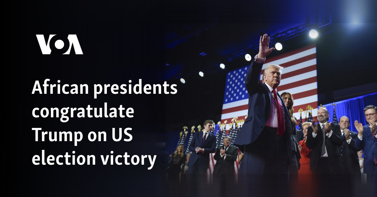 African presidents congratulate Trump on US election victory