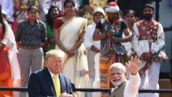 Donald Trump နဲ့ Narendra Modi အိန္ဒိယလူထုနဲ့ တွေ့ဆုံ