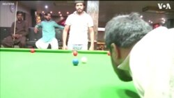 Armless Pakistani Snooker Player Masters Game with Only His Mouth 