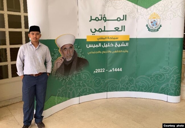 Ilham Akbar, mahasiswa pasca sarjana asal Aceh di Beirut (dok. pribadi).