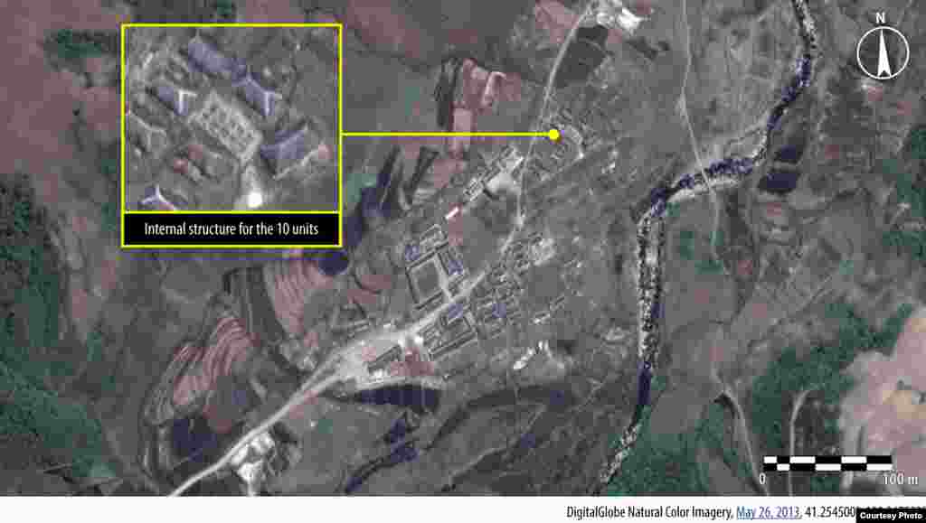 Housing construction at Camp 16, North Korea, May 26, 2013. (Amnesty International/DigitalGlobe)