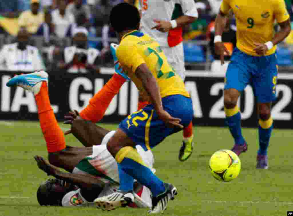 Sawirro: Ciyaartii Dhexmartay Gabon iyo Niger (2-0)