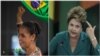 Marina Silva do PSB e Dilma Roussef actual Presidente do Brasil