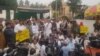 ن لیگ کا پنجاب اسمبلی کے باہر دھرنا، احتجاج