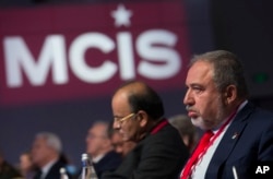 Israeli Defense Minister Avigdor Lieberman attends the Moscow Conference for International Security in Moscow, Russia, April 26, 2017.