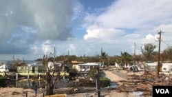 Kerusakan Badai Irma di Islamorada, Florida. 