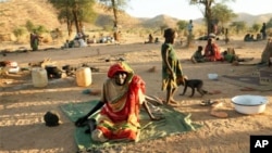 Displaced people in the south-east of Chad