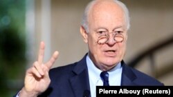 Staffan de Mistura, le 12 janvier 2017 à Genève.