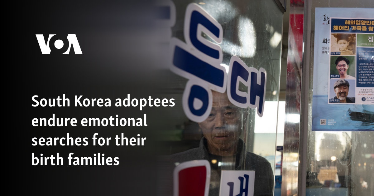 South Korea adoptees endure emotional searches for their birth families