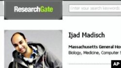 Ijad Madisch's profile on ResearchGate, the social networking website for scientists which he created.