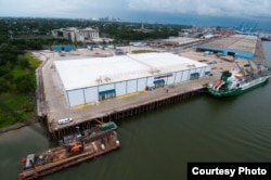 Refrigerated storage facility at the Port of New Orleans. (Tracie Morris Schaefer, Courtesy of Port of New Orleans)