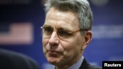 FILE - U.S. Ambassador to Ukraine Geoffrey Pyatt.